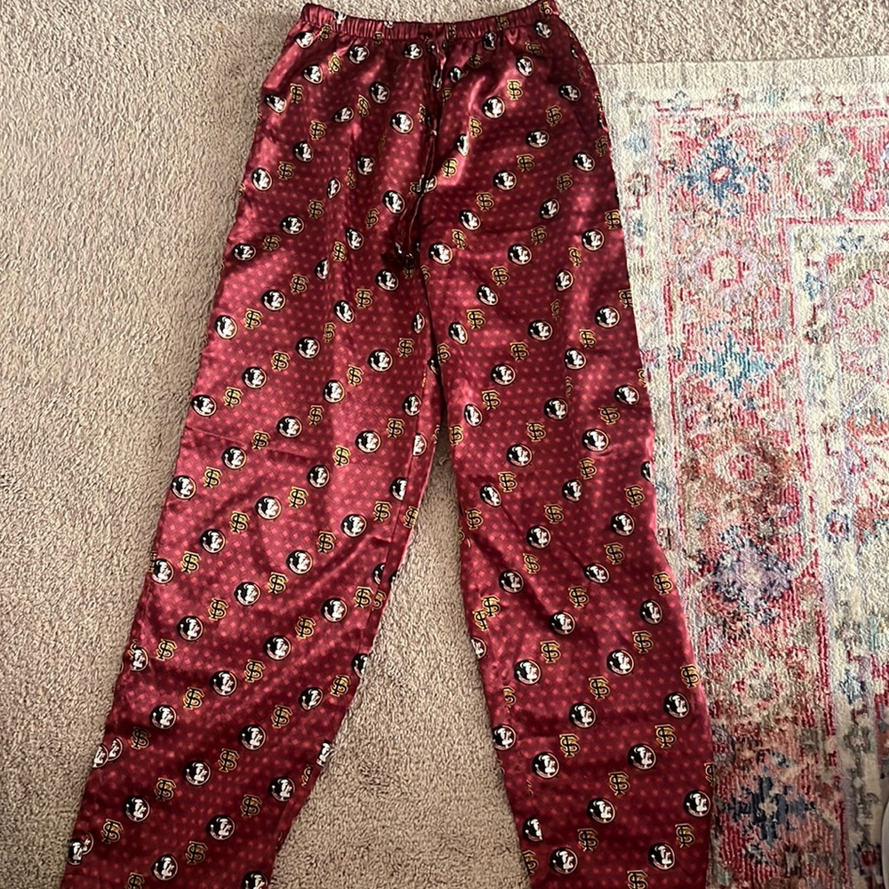 VINTAGE FSU PJ PANTS BY COLLEGE CONCEPTS, GENTLY USED, WOMENS LARGE